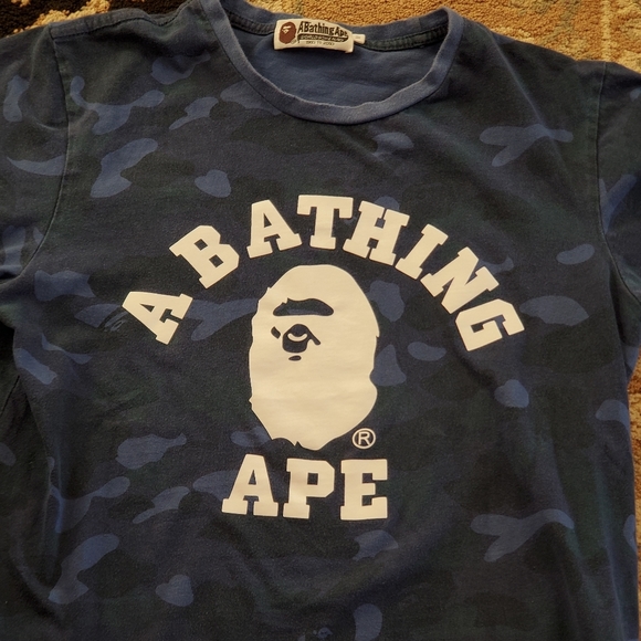 Blue Camo BAPE Tee